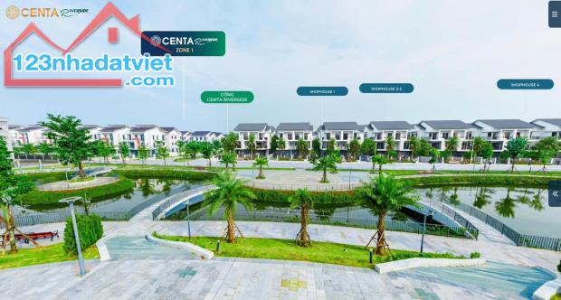 Siêu dự án Centa Riverside VSIP giá F0 ngân hàng hỗ trợ 70% miễn gốc lãi 12 tháng