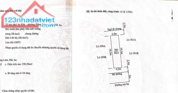 Bán nhà 193 Văn Cao - Tô Vũ, 68m 4 tầng, độc lập dân xây, GIÁ 5.9 tỉ - 4