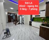 gần ĐH KINH TẾ QUỐC DÂN - 45m2, ngang 4m - 5 tầng, 7 phòng ngủ - 0859990768