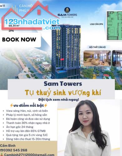 Cho thuê căn hộ cao cấp SamTower, đường Như Nguyệt, Hải Châu, Đà Nẵng