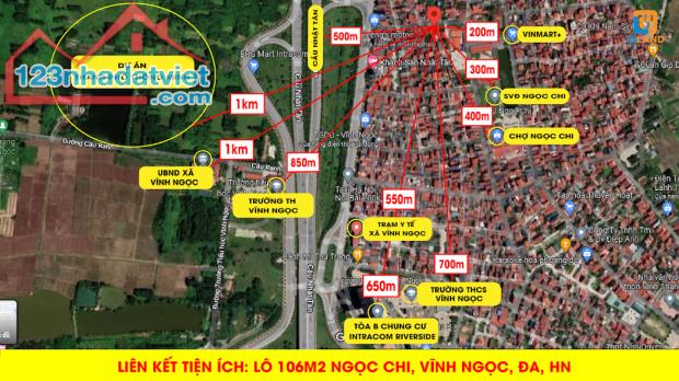 BÁN 106M2 ĐẤT NGỌC CHI VĨNH NGỌC ĐÔNG ANH HÀ NỘI.... - 2