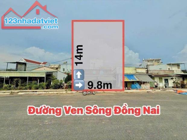 Bán đất mặt tiền đường ven sông Đồng Nai, phường Bửu Long; 132m2 ngang 9.8m giá 7,7 tỷ - 2