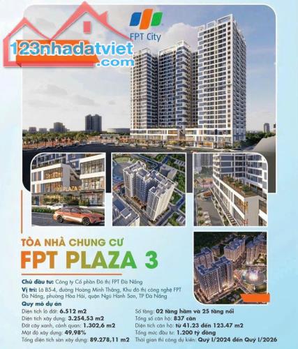 🌼 CĂN HỘ FPT PLAZA 3 ĐÀ NẴNG🌼  ❤️ Căn hộ lý tưởng kề sông cận biển, tận hưởng cuộc sống