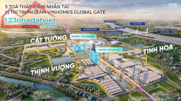 Nhận đặt Booking dự án The Imperia Cổ Loa giá chỉ từ 80tr/m2, HTSL 0% trong 30 tháng - 1