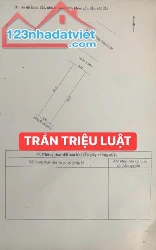 BÁN ĐẤT ĐƯỜNG 10m5 MẶT TIỀN TRẦN TRIỆU LUẬT-HOÀ MINH-LIÊN CHIỂU