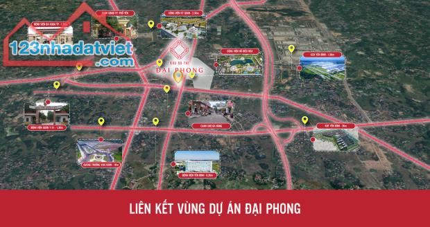 KĐT Đại Phong - Khu ĐẤT VÀNG - chỉ từ 2,5 tỷ - 3