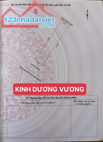 BÁN ĐẤT MT ĐƯỜNG 15m KINH DƯƠNG VƯƠNG- HOÀ MINH-LIÊN CHIỂU