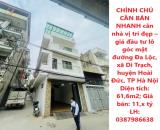 CHÍNH CHỦ CẦN BÁN NHANH căn nhà vị trí đẹp – giá đầu tư tại huyện Hoài Đức, TP Hà Nội