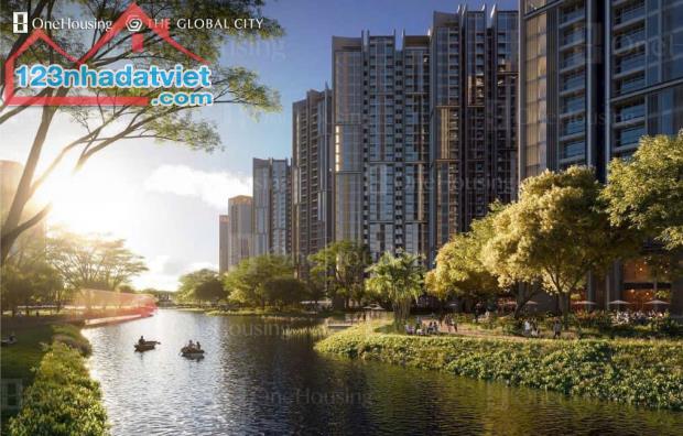 Hàng hiếm 3PN 4PN view trực diện Kênh đào nhạc nước khu New DownTown The Global City - 1