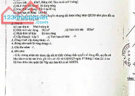 Bán Nhà 4 Tầng HXH 60M2 Phạm Văn Chiêu Gò Vấp Hơn 6,8Tỷ - 4