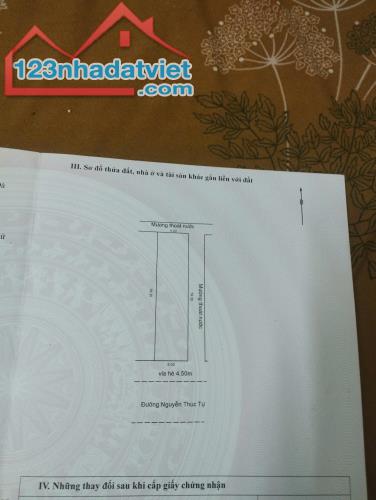 Bán lô đất đường Nguyễn Thức Tự khu làng Đại Học Đà Nẵng, lô kẹp cống giá 3ty590