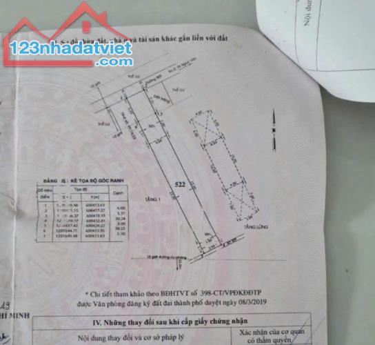 Nhanh tay săn ngay nhà diện tích khủng 142m2  - ngay chơ Minh phát Q12 - 2 TẦNG - 3PN - - 4