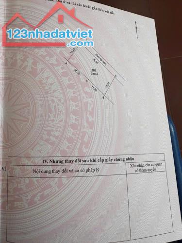 CHỦ CẦN VỐN CẮT LỖ SÂU.1,39tỷ có ngay lô đất 340,4m2 (75m2 đất ở) tại Tiên Phong,Ba Vì,HN - 4