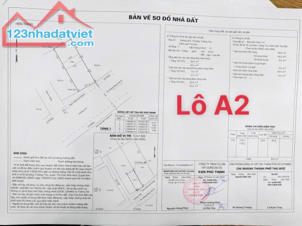 Đất mặt tiền đường số 6 phường trường thọ, thủ đức. Cách đường Đặng Văn Bi 50m - 1