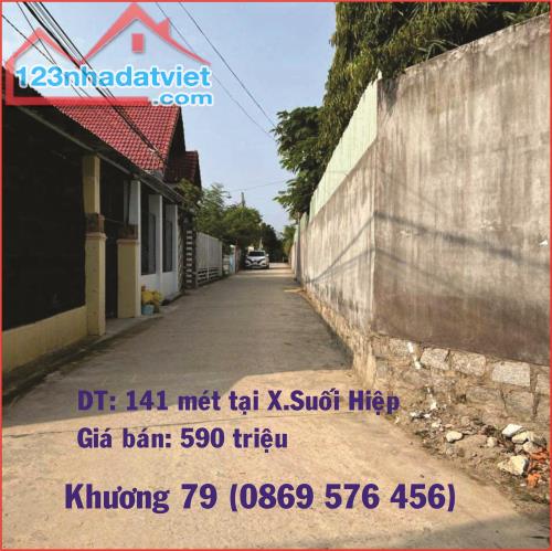 BÁN LÔ ĐẤT Ở XÃ SUỐI HIỆP, DIÊN KHÁNH, KHÁNH HOÀ