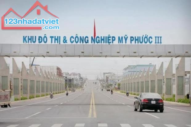 Lô đất 300m2 full thổ cư, vị trí khu đô thị mỹ phước 3 gần chợ,trường học quốc lộ 13