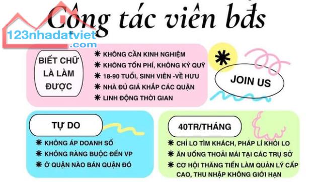 Mặt tiền kinh doanh đường số Tân Quy Quận 7, 5x18, giá chỉ 17 tỷ 
Tuyển dụng cộng tác