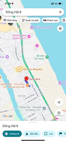 Bán lô Đất Biển Đ.Đông Hải 8. Hòa Hải. View Công Viên. Sát Biển Non Nước. Giá 3.3 tỷ TL - 1