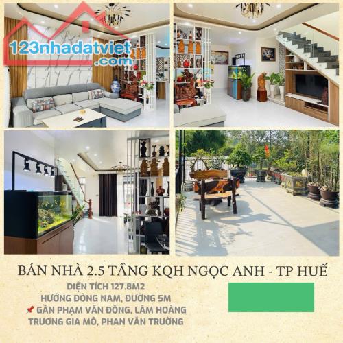 Bán nhà 2.5 tầng  KQH Ngọc Anh, Phú Thượng, Thuận Hoá, TP Huế ✅