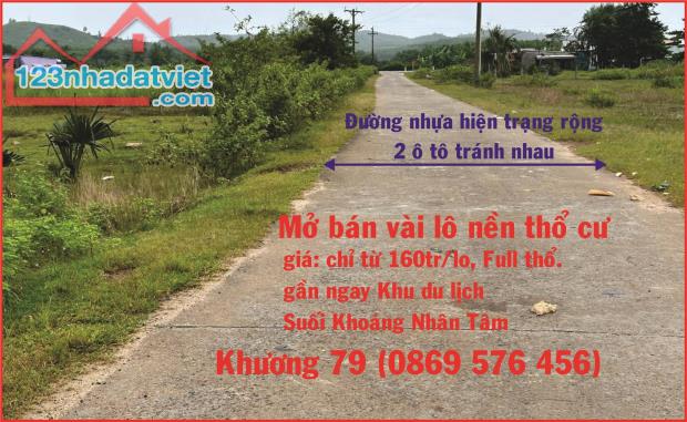 MỞ BÁN VÀI LÔ NỀN ĐẤT Ở TẠI KHÁNH HOÀ CHỈ 160TRIỆU - 1