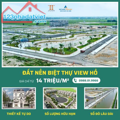 Mở bán Đất nền liền kề, biệt thự và shophouse mặt đường trục kinh tế T4 68m tại khu đô - 2