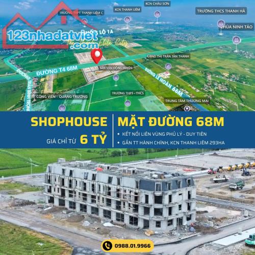 Mở bán Đất nền liền kề, biệt thự và shophouse mặt đường trục kinh tế T4 68m tại khu đô - 3