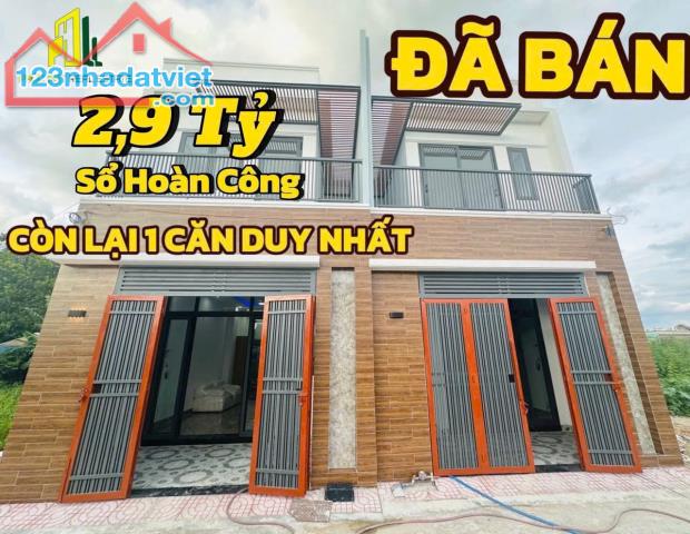 CHỦ GỞI BÁN NHÀ 1T1L (HOÀN CÔNG) VỊ TRÍ 1 SẸC ĐƯỜNG NGUYỄN THỊ TỒN CHỈ 80M. GIÁ CHỈ 2,9 TỶ - 1