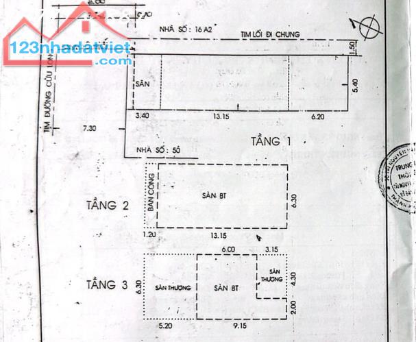 Bán gấp nhà 2MT đường 5,5m, P2 Tân Bình, gần sân bay Tân Sơn Nhất - 2