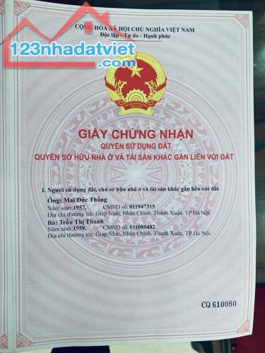 Bán nhà 2 mặt tiền Giáp Nhất, Thanh Xuân. Diện tích: 80m2*9 tầng mới xây, Giá bán 4x tỷ.