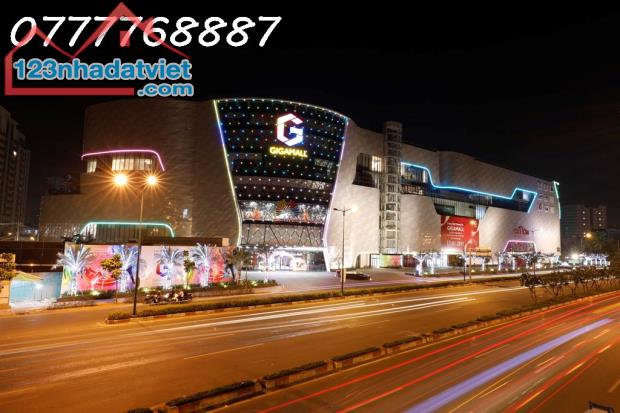 Bán lô đất 2MT 385m2, cách Gigamall chỉ 200m đất vuông vức - 70tr/m2 - 2