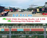 Đất nền mặt đường quốc lộ 12b ,đường rộng 28m