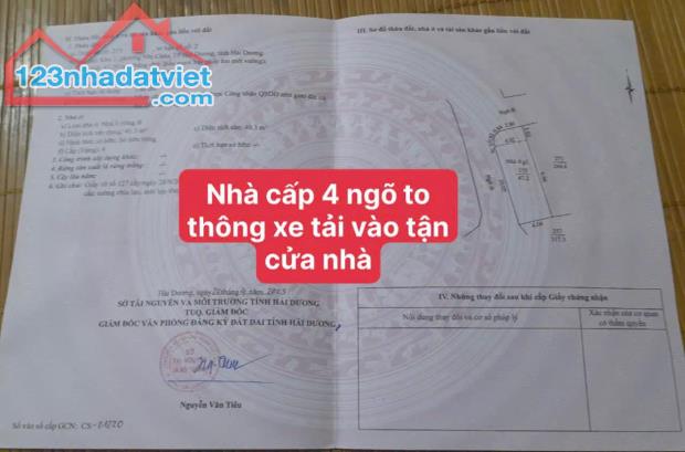 Hàng mới tinh - Rẻ-Đẹp - Bán nhà cấp 4 cách mặt phố Trương Hán Siêu p Nhị châu 25m TPHD - 4