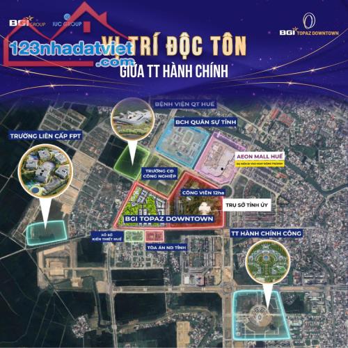 BÁN NHÀ PHỐ 4 TẦNG KHU BGI MẶT TIỀN ĐƯỜNG HOÀNG QUỐC VIỆT - GẦN AEON MALL HUẾ - 5