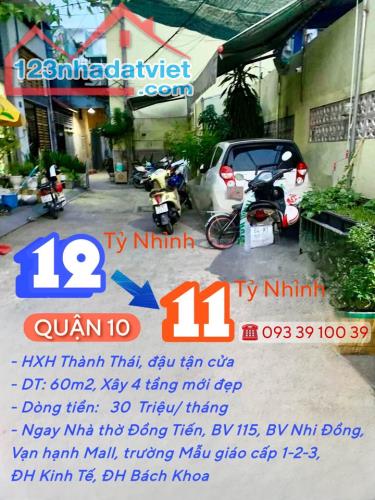 Bán nhà Quận 10, Hẻm xe hơi, 4 tầng BTCT: chỉ từ 2 tỷ. Tin thật, hình thật, xem nhà, chốt - 4