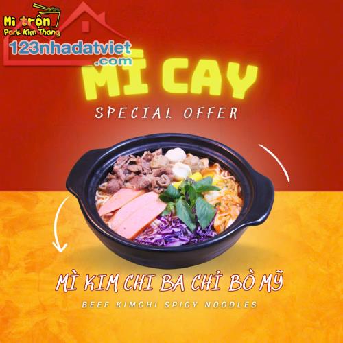 Nhượng quyền Mì Cay - Mì trộn - Trà Sữa thương hiệu Park Kim Thang 0938909092 - 3