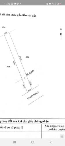 409m2 mặt tiền tỉnh lộ 865,thị trấn Mỹ Phước,Tân Phước,Tiền Giang. - 1