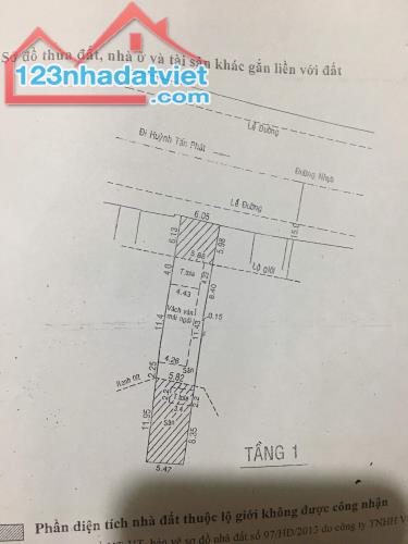 Bán nhà MT đường Huỳnh Tấn Phát, Quận 7