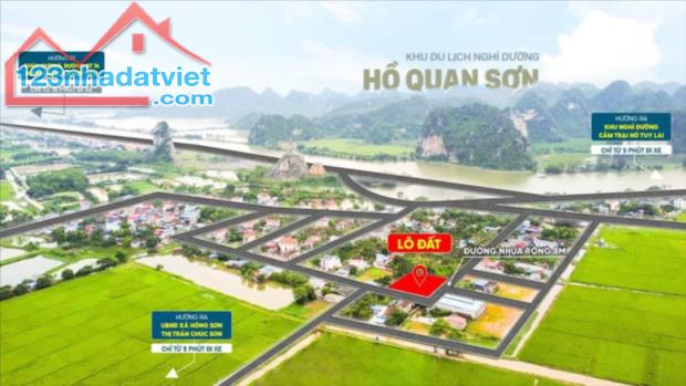 Bán Đất Hồng Sơn Mỹ Đức, Xe  Tải Vào Đất , Đi Bộ Ra Hồ Quan Sơn