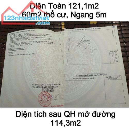 CHÍNH CHỦ BÁN LÔ ĐẤT Ở XÃ DIÊN TOÀN DIÊN KHÁNH KHÁNH HOÀ - 4