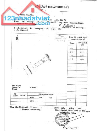 Bán Nhà 1 Trệt 2 Lầu Mặt Tiền Lương Văn Cù, Mỹ Long, Long Xuyên, An Giang - 2