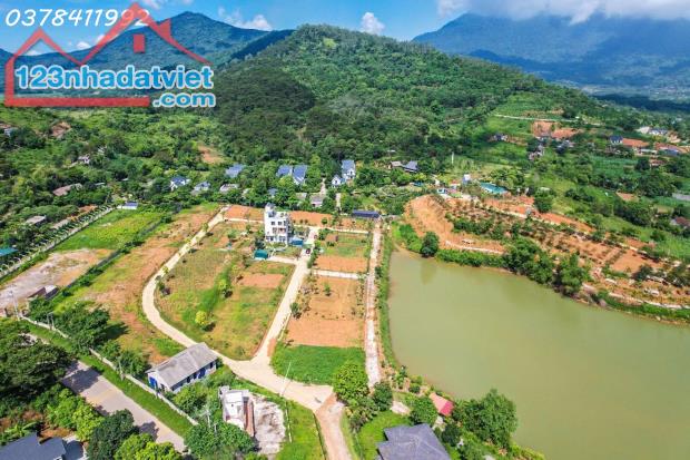 Siêu hiếm lô đất siêu đẹp lưng tựa núi mặt, hướng thủy tại trung tâm nghỉ dưỡng xã Yên Bài - 1