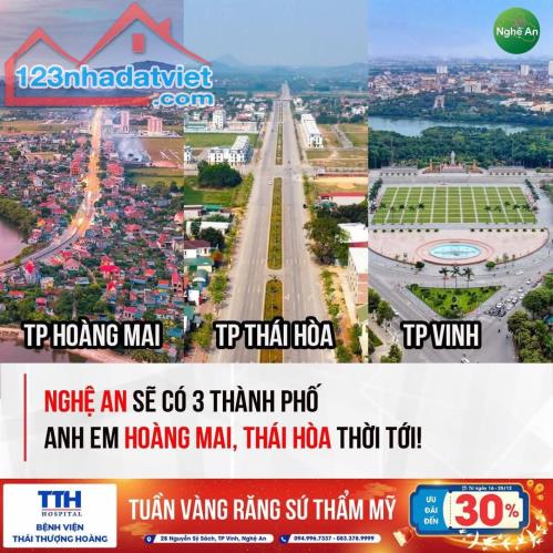 ĐẤT ĐẤU GIÁ CẦU TRẮNG   PHƯỜNG NGHI HOÀ  CỬA LÒ  TP VINH - 1