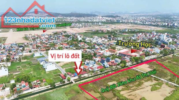 Chào bán lô đất 100m2 trục đường Cầu Huê buôn bán kinh doanh tốt Hoa Động Thuỷ Nguyên - 1