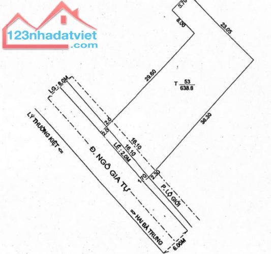 Nhà mặt tiền Ngô Gia Tự, P.Tân An, Q.Ninh Kiều, Cần Thơ - 150 tỷ - 5