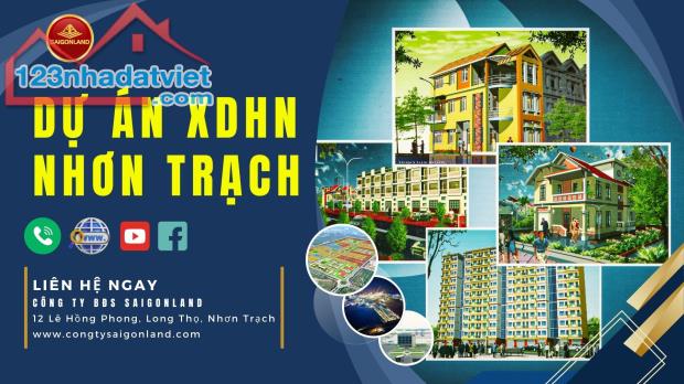 Saigonland - Chuyên đất nền sổ sẵn tại Nhơn Trạch với giá cực tốt cho nha đầu tư - 1