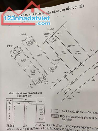 Bán nhà đẹp HXH Lâm Thị Hố ,Q12, ,3Tx60 m2 , giá chỉ 4.7 tỉ. (TL). - 4