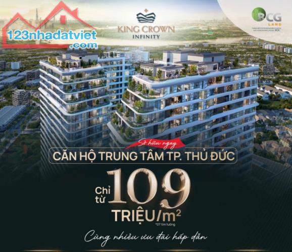 30% Nhận Nhà Căn Góc 1PN-2PN-3PN View Hồ Bơi & Land Mark 81 Tại King Crown Infinity Võ Văn - 5