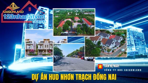 Bán đất nền Nhà Vườn dự án Hud Nhơn Trạch - Saigonland