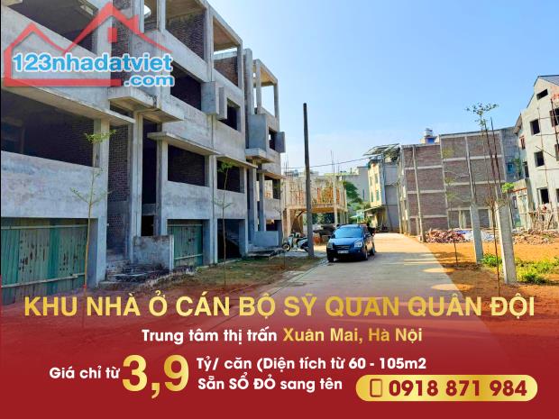 KHU  NHÀ Ở SĨ QUAN QUÂN ĐỘI THỊ TRẤN XUÂN MAI - TP HÀ NỘI - 2