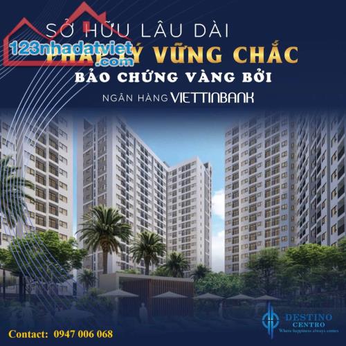 Căn hộ Dự án Destino Centro từ 36m2 đến 50m2 đa dạng 1PN, 1PN+, 2PN và 2PN+